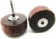 Organic Wood w/Metal Octopus Emblem Stud Post Earrings - New - Pair!
