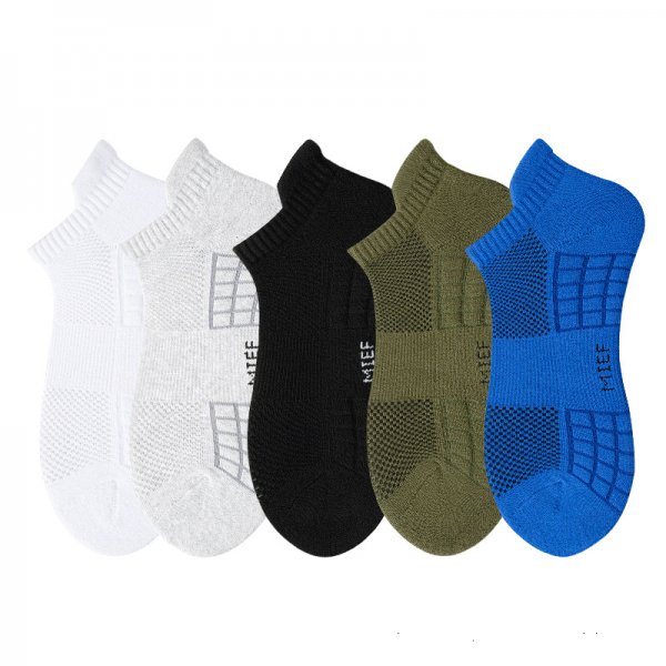 Blue Ankle Socks